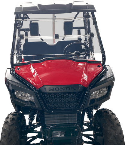MOOSE OFFROAD Full Folding Windshield - Deluxe for Pioneer 500/520 V000351-12200M - Kelly Motorsports