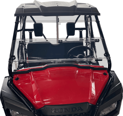MOOSE OFFROAD Full Folding Windshield - Deluxe for Pioneer 500/520 V000351-12200M - Kelly Motorsports