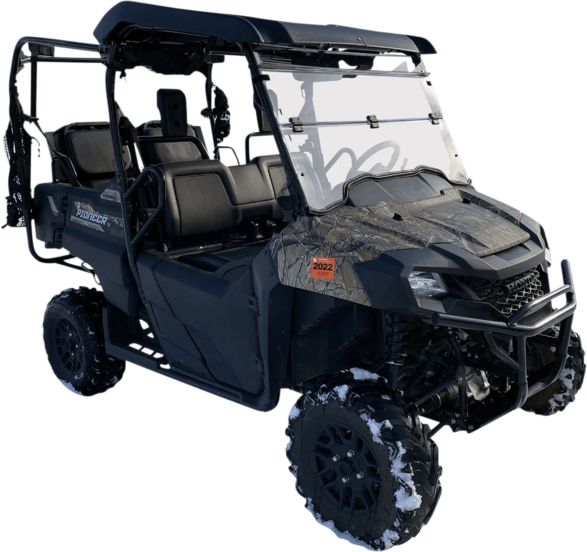 Moose Offroad Full Folding Windshield Deluxe for Pioneer V000263-12200M - Kelly Motorsports