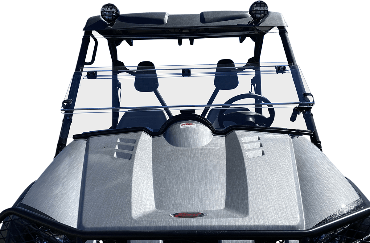 MOOSE OFFROAD Full Folding Windshield - Deluxe for Rhino V000242-12200M - Kelly Motorsports
