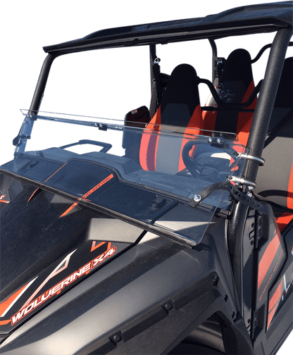 Moose Offroad Full Folding Windshield for Wolverine - Part Number LEMA100-0042 - Kelly Motorsports