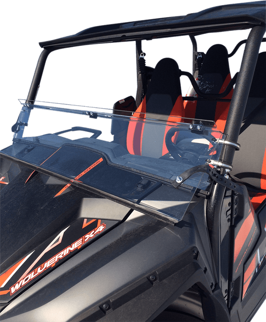 Moose Offroad Full Folding Windshield for Wolverine - Part Number LEMA100-0042 - Kelly Motorsports