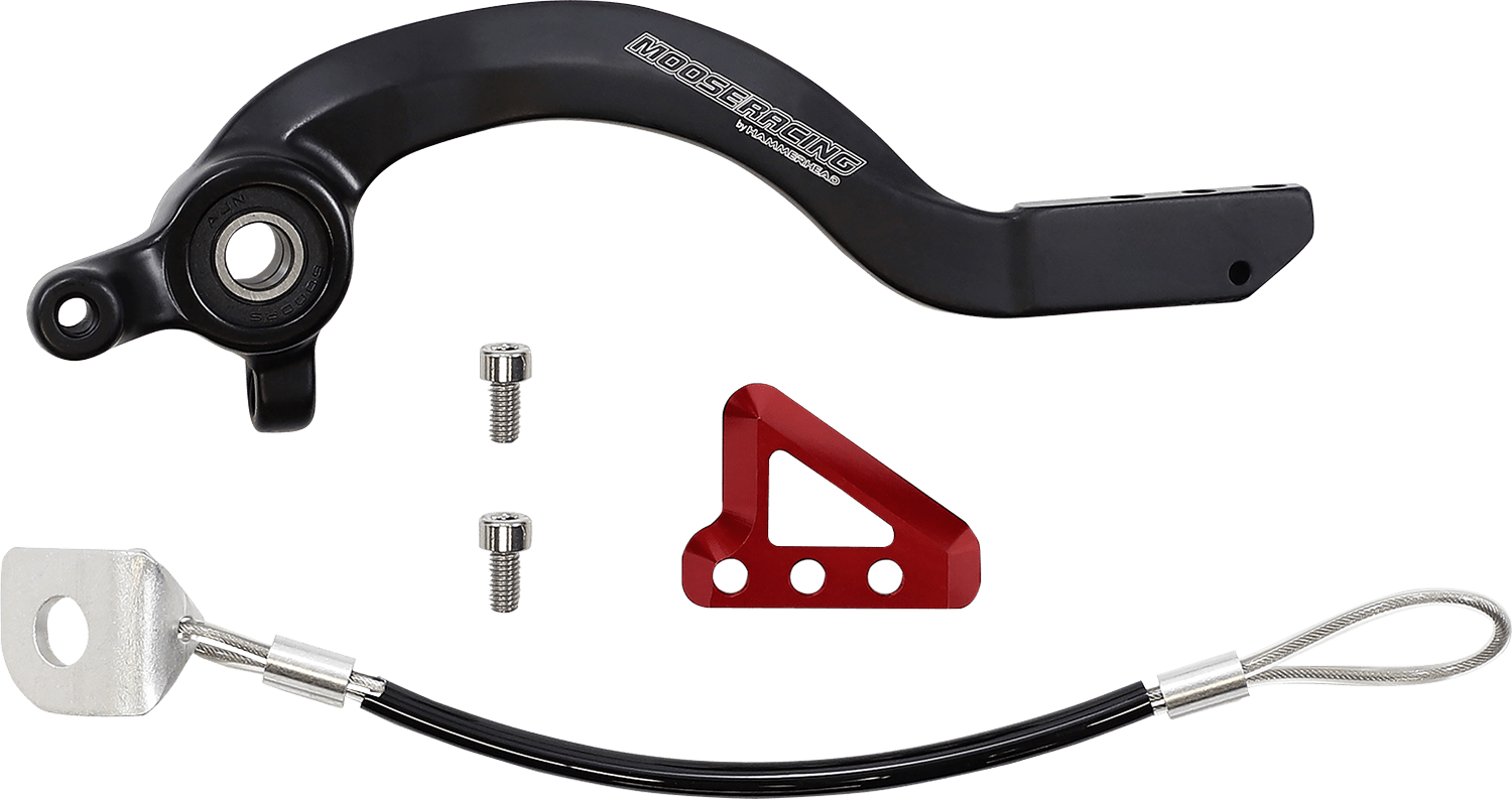 Moose Offroad Gas Gas 82-0661-21-10 Brake Pedal with Red Finish - Kelly Motorsports