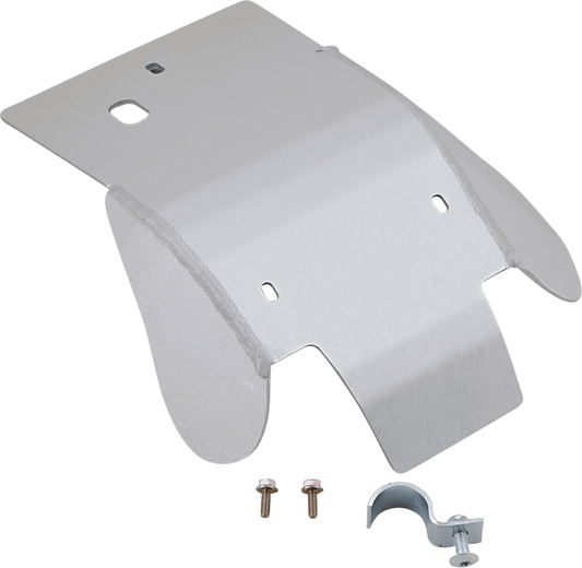 Moose Offroad Gas Gas, Husqvarna, KTM 334 Silver Skid Plate – Heavy-Duty Aluminum Protective Guard - Kelly Motorsports