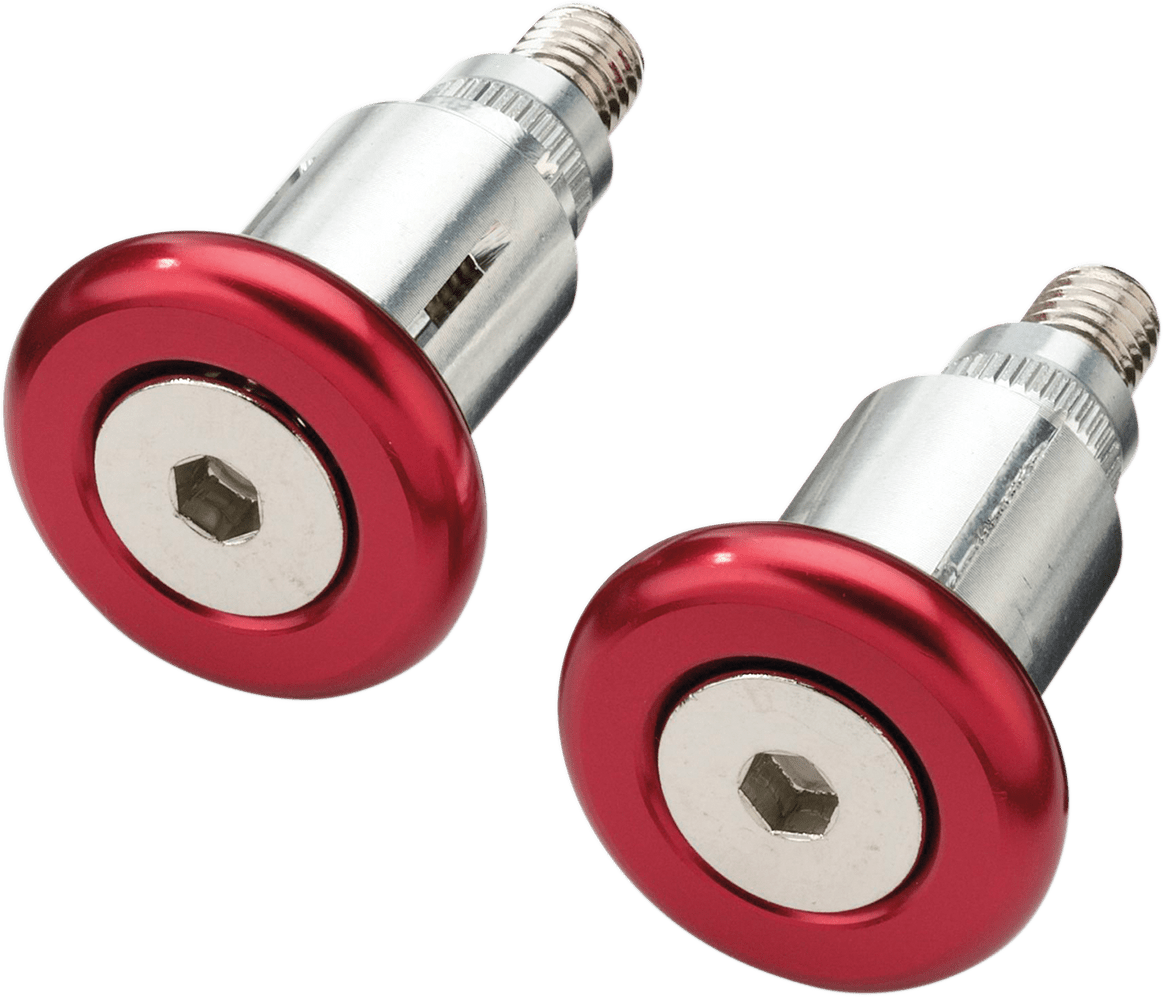 Moose Offroad Handlebar Ends - Red 1BEC0661-PRPM for Motorcycles, ATVs, Snowmobiles, and Watercraft - Kelly Motorsports