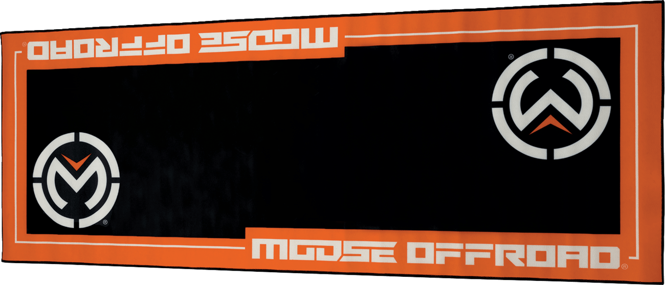 Moose Offroad HCORM80210 Bike Pad - Orange | Anti-Slip Mat for Pit and Shop Areas - Kelly Motorsports