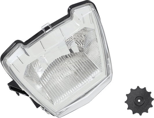 MOOSE OFFROAD Headlight for Polaris 100-3374-PU - Halogen Replacement - Kelly Motorsports