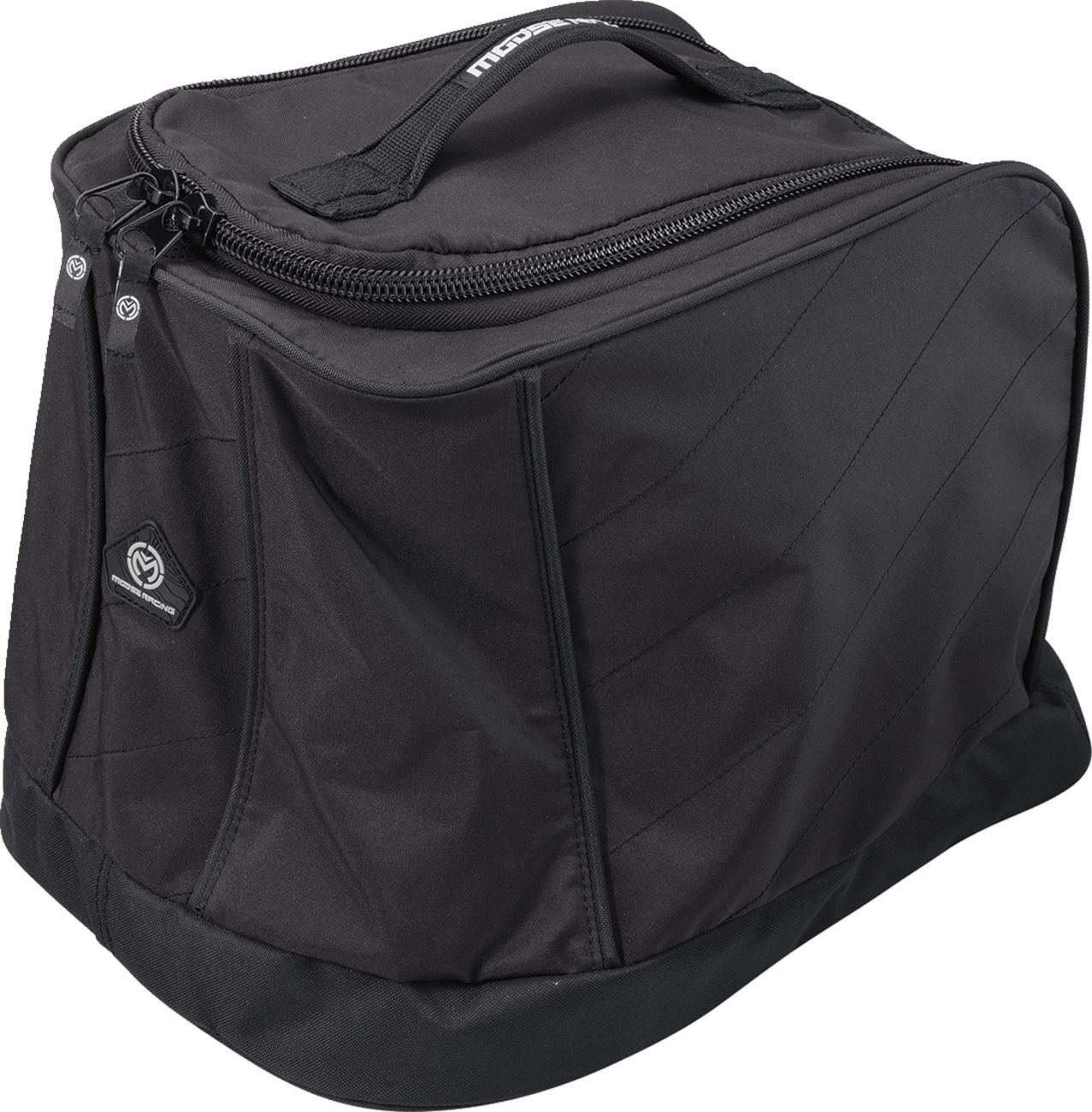 MOOSE OFFROAD Helmet Bag - Black 3514-0044 with Ventilated Mesh Panel and Reinforced Padding - Kelly Motorsports