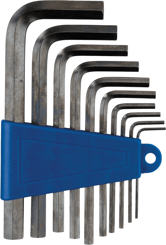 MOOSE OFFROAD Hex Wrench Set 10 pcs with Plastic Holder - Part 350-2080 - Kelly Motorsports