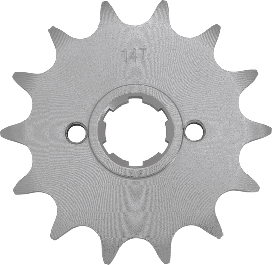 Moose Offroad Honda 26-1153-14CRMO Front Sprocket - 14 Tooth for ATV and Dirt Bikes - Kelly Motorsports