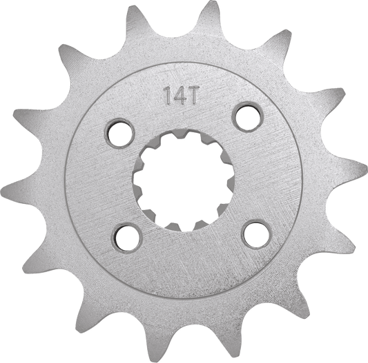 Moose Offroad Honda 26-1199-14CRMO Front Sprocket - 14 Tooth for ATV and Dirt Bikes - Kelly Motorsports