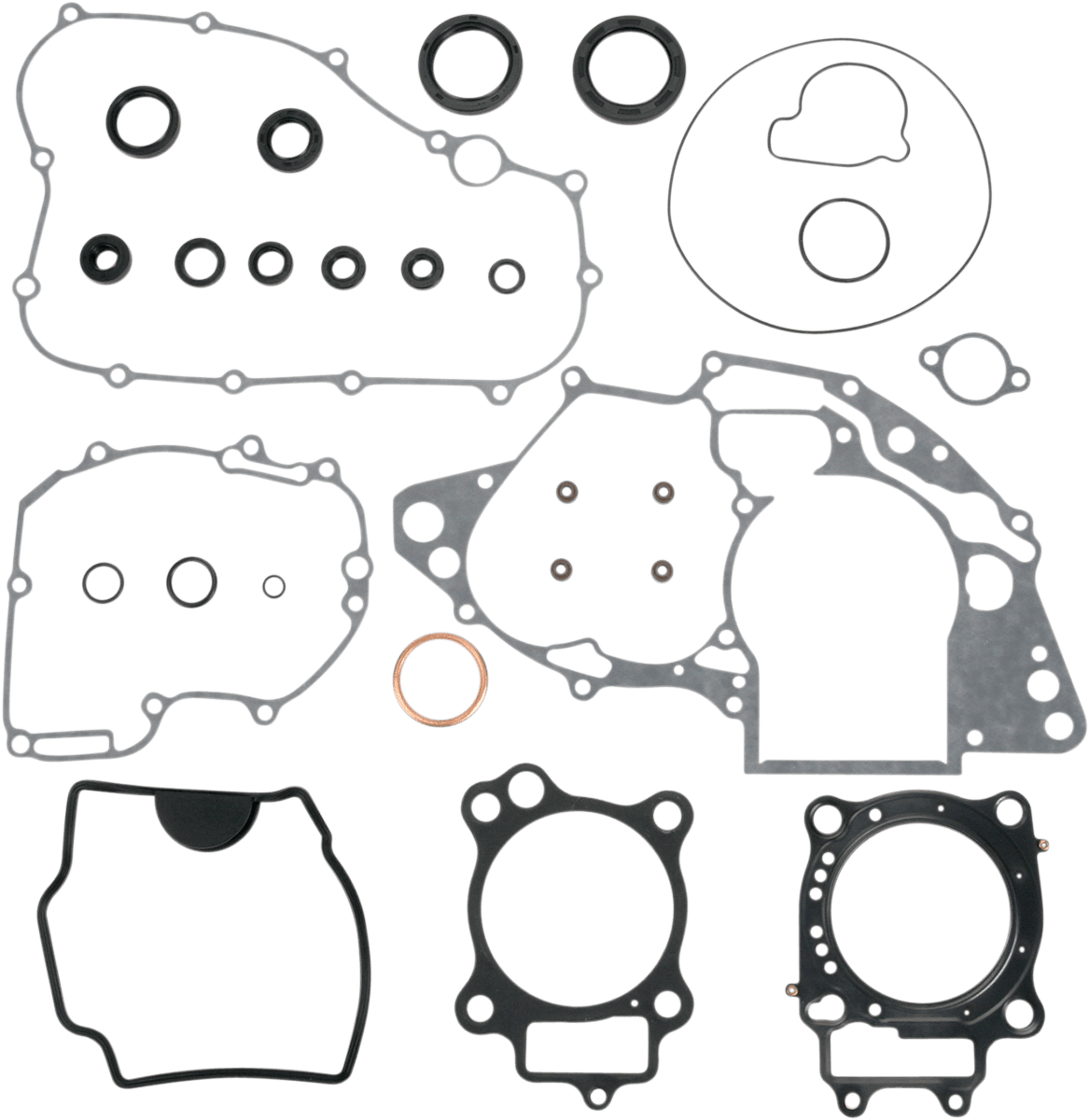 Moose Offroad Honda 811262MSE Motor Gasket Kit with Oil Seal - Complete Engine and Transmission Rebuild Set - Kelly Motorsports