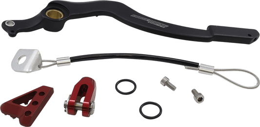 Moose Offroad Honda Brake Pedal - Red (Part Number 82-0109-21-11) - Kelly Motorsports