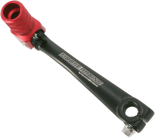 Moose Offroad Honda Shift Lever with Red Tip - Part 81-0101-02-10 - Kelly Motorsports
