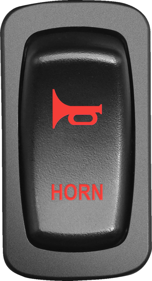 MOOSE OFFROAD Horn Switch HRN-CAR-R with LED Back Light for Off-Road Vehicles - Kelly Motorsports