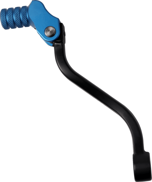 MOOSE OFFROAD Husqvarna Shift Lever with 20mm Offset – Blue CNC Machined Aluminum and Stainless Steel Spring, Part 81-0770-10-20 - Kelly Motorsports