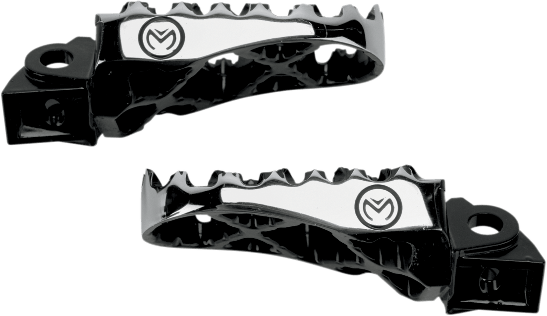 MOOSE Offroad Hybrid Foot Pegs - Standard for Kawasaki/Suzuki STKXM-5 - Kelly Motorsports
