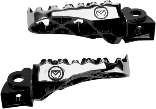 MOOSE OFFROAD Hybrid Foot Pegs with 1/2" Offset for Kawasaki/Suzuki - Part Number STKXM-5B - Kelly Motorsports