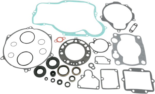 Moose Offroad Kawasaki 811464MSE Motor Gasket Kit with Oil Seal - Complete Engine and Transmission Seal Set - Kelly Motorsports