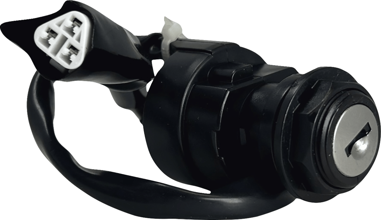MOOSE OFFROAD Kawasaki Ignition Switch 600-1113-PU - OEM Replacement with Keys and Mounting Nut - Kelly Motorsports