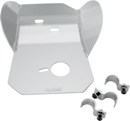 MOOSE OFFROAD Kawasaki KX 250 Skid Plate Part Number 228 - Silver - Kelly Motorsports