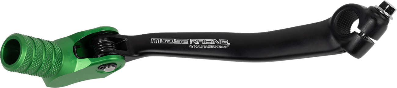 MOOSE OFFROAD Kawasaki Shifter Lever with 20 mm Offset – CNC Machined Aluminum and Stainless Steel Spring – Part 81-0348-10-30 - Kelly Motorsports