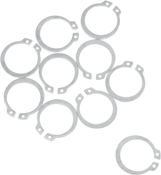 MOOSE OFFROAD Kawasaki/Suzuki Front Sprocket Snap Ring Kit - Part 25-6008, 10-Pack - Kelly Motorsports