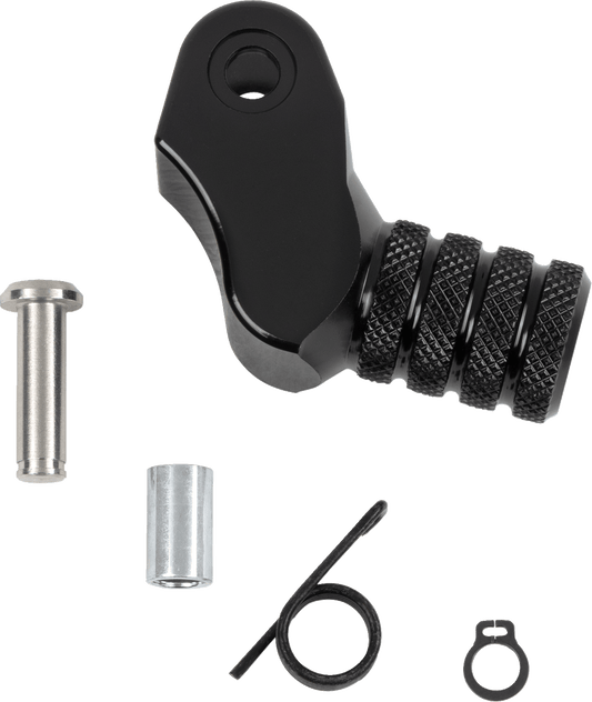 MOOSE OFFROAD Knurled Shift Lever Tip - 20 mm - Black | Part 81-0000-10-60 - Kelly Motorsports