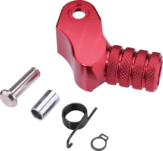 MOOSE Offroad Knurled Shift Lever Tip - 20 mm Red - Part 81-0000-10-10 - Kelly Motorsports