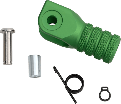 MOOSE Offroad Knurled Shift Lever Tip for Hammerhead CNC Levers, Green – Part 81-0000-02-30 - Kelly Motorsports