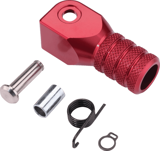 MOOSE Offroad Knurled Shift Lever Tip - Red for Hammerhead CNC Shift Levers Part 81-0000-02-10 - Kelly Motorsports