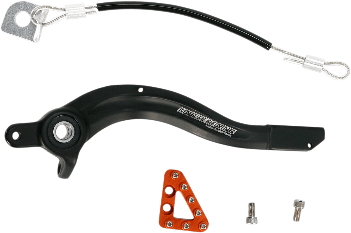 Moose Offroad KTM 82-0563-21-40 Brake Pedal with Adjustable Tips and Stainless Steel Components - Kelly Motorsports