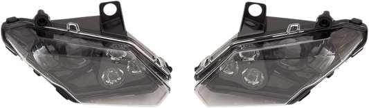 Moose Offroad LED Headlight for Can-Am X3 - Black - Part Number 500-1230-PU - Kelly Motorsports