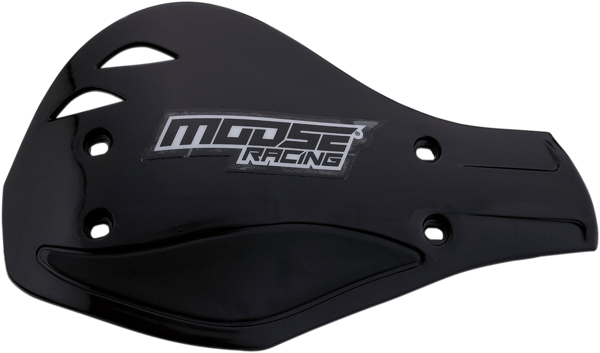 Moose Offroad M51-124 Contour Deflector Handguards - Black/Black for Enhanced Motorcycle Protection - Kelly Motorsports