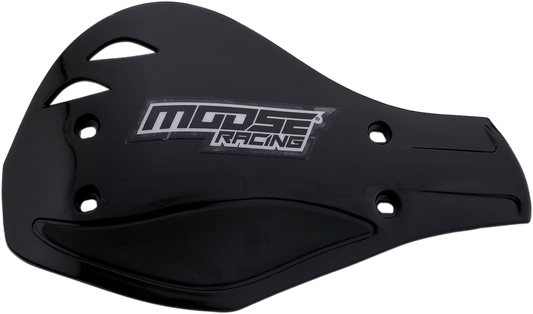 Moose Offroad M51-124 Contour Deflector Handguards - Black/Black for Enhanced Motorcycle Protection - Kelly Motorsports