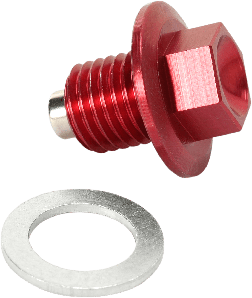 Moose Offroad Magnetic Drain Plug DP107-3 for Honda, Kawasaki, Suzuki, and Yamaha - Kelly Motorsports