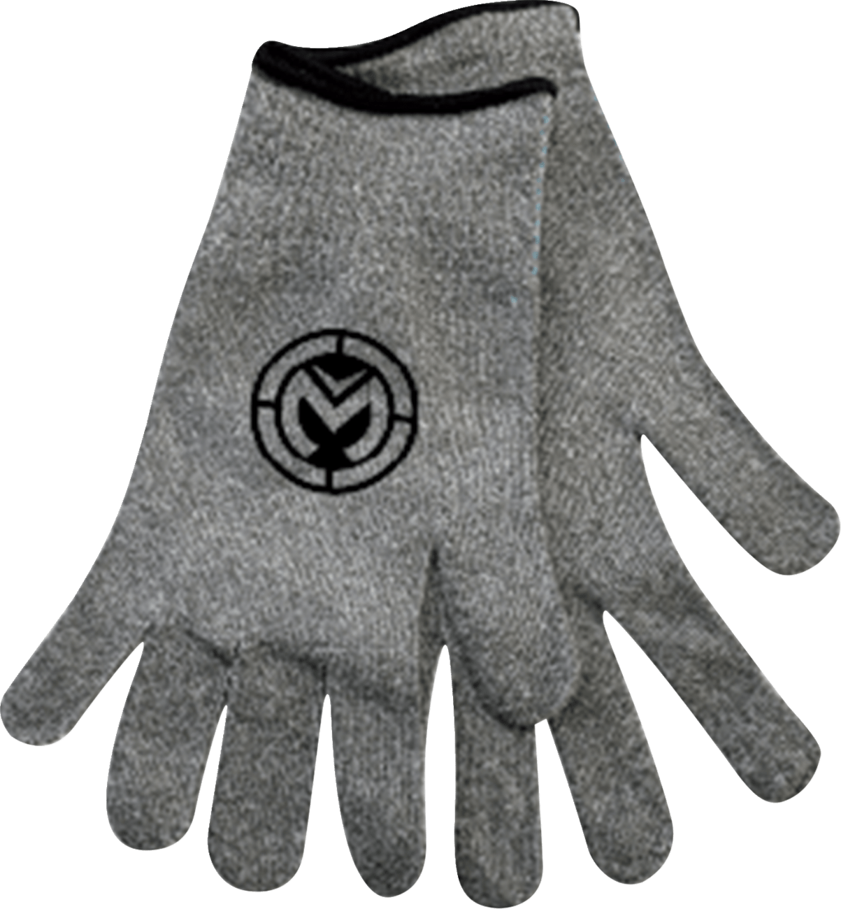 MOOSE OFFROAD Moose Full Finger Glove Liners - Heather Gray - Large (Part No. 3330-8357) - Kelly Motorsports