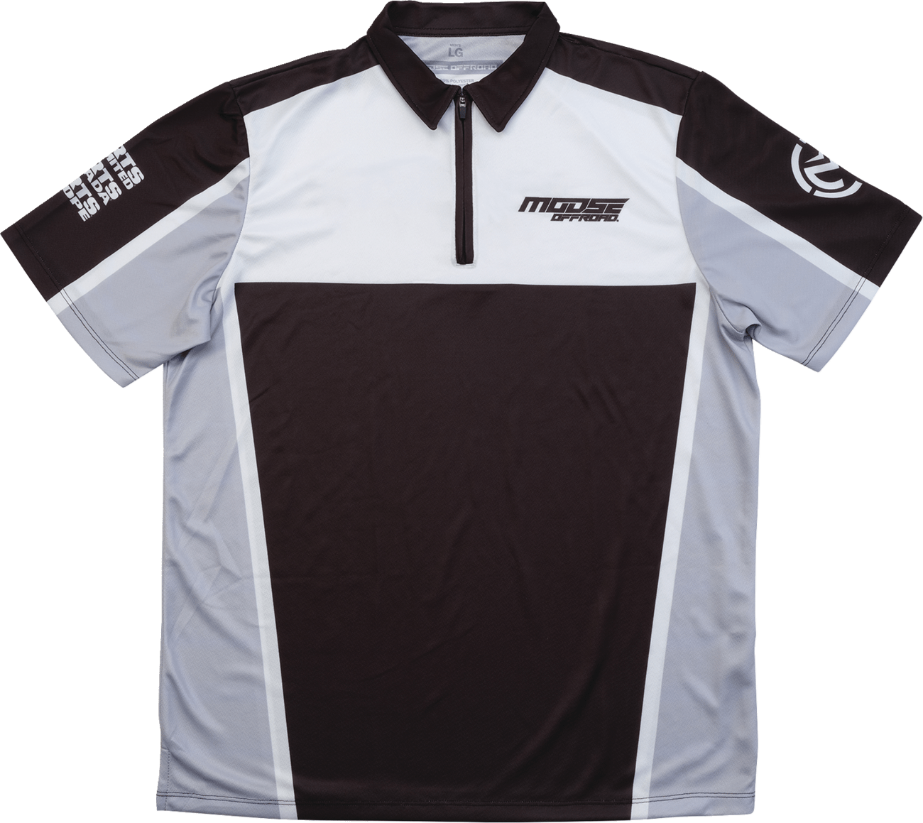 Moose Offroad Moose Pit Shirt - Black/Gray/White, Part MRS01DS01BKWHSR - Kelly Motorsports