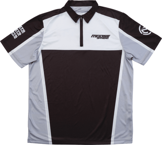 Moose Offroad Moose Pit Shirt - Black/Gray/White, Part MRS01DS01BKWHSR - Kelly Motorsports