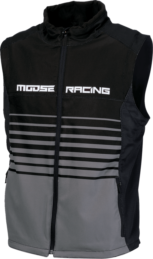 Moose Offroad Moto Vest 2XL Black/Gray - Lightweight and Breathable Offroad Gear - Kelly Motorsports
