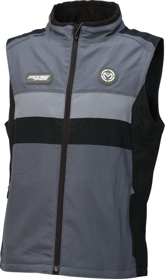 MOOSE OFFROAD Moto Vest - Gray/Black Medium - 2830-0762 - Kelly Motorsports