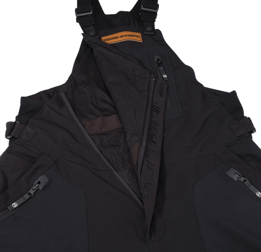 MOOSE OFFROAD Motorees 2XL Black Performance Riding Overalls - Part 2901-12101 - Kelly Motorsports