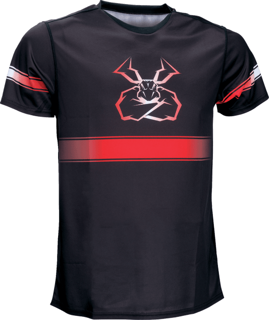 Moose Offroad Mountain Bike Short-Sleeve Jersey - Red/Black, Medium (Part No. 5020-0268) - Kelly Motorsports