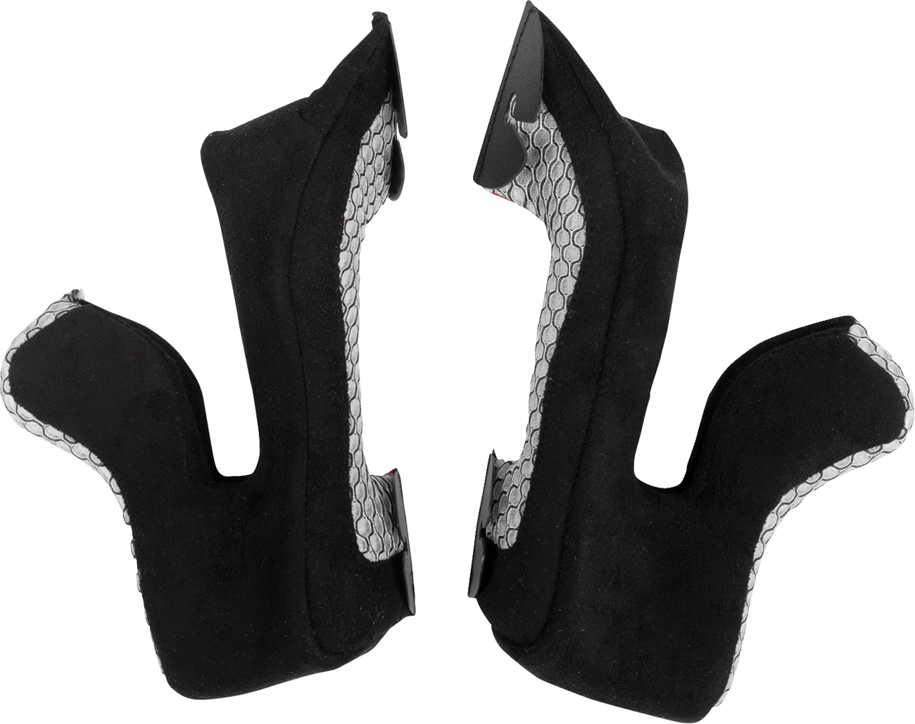 MOOSE OFFROAD MR3 Cheek Pads for F.A.F. Helmets - Black - Medium (Part Number 0134-4229) - Kelly Motorsports