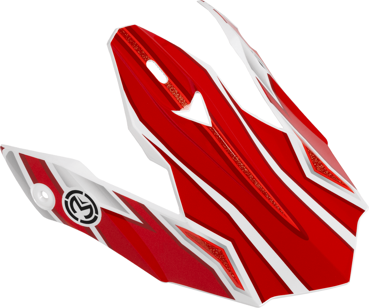 MOOSE OFFROAD MR3 Peak - F.A.F. Helmet Replacement Visor - Kelly Motorsports