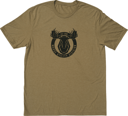 Moose Offroad MUD Badge T-Shirt in Brown, XL - Part Number 3030-24384 - Kelly Motorsports