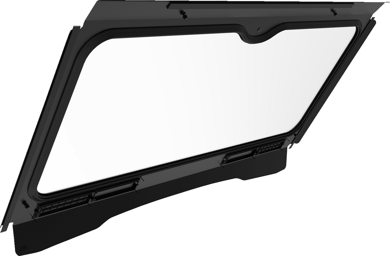 Moose Offroad Mule Pro 28300M Glass Windshield with Dual Vents and Powder-Coated Frame - Kelly Motorsports