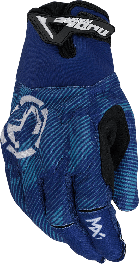MOOSE OFFROAD MX1™ Gloves Small Blue - Part Number 3330-7369 - Kelly Motorsports