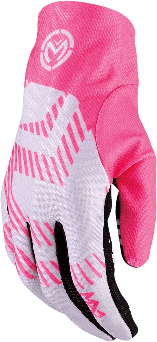 Moose Offroad MX2™ Gloves - Pink, XL - Part Number 3330-7043 - Kelly Motorsports