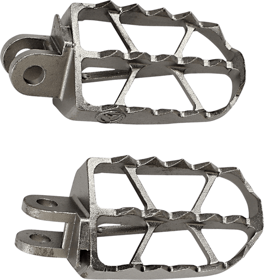 Moose Offroad NDDRZ-5 Stainless Steel Foot Pegs for Kawasaki and Suzuki - Kelly Motorsports